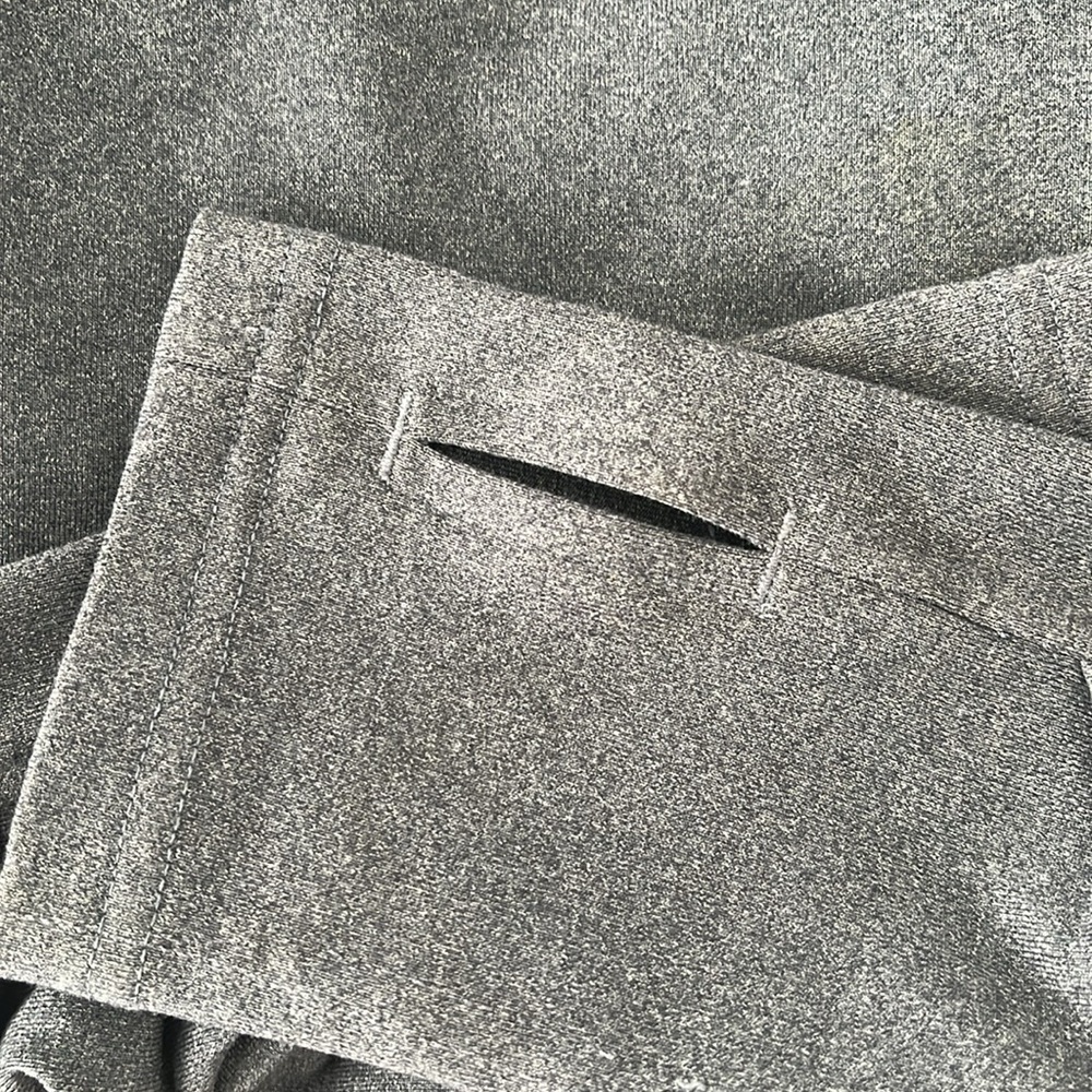 Women's Ruffled Jacket- Gray - Picture 9 of 9